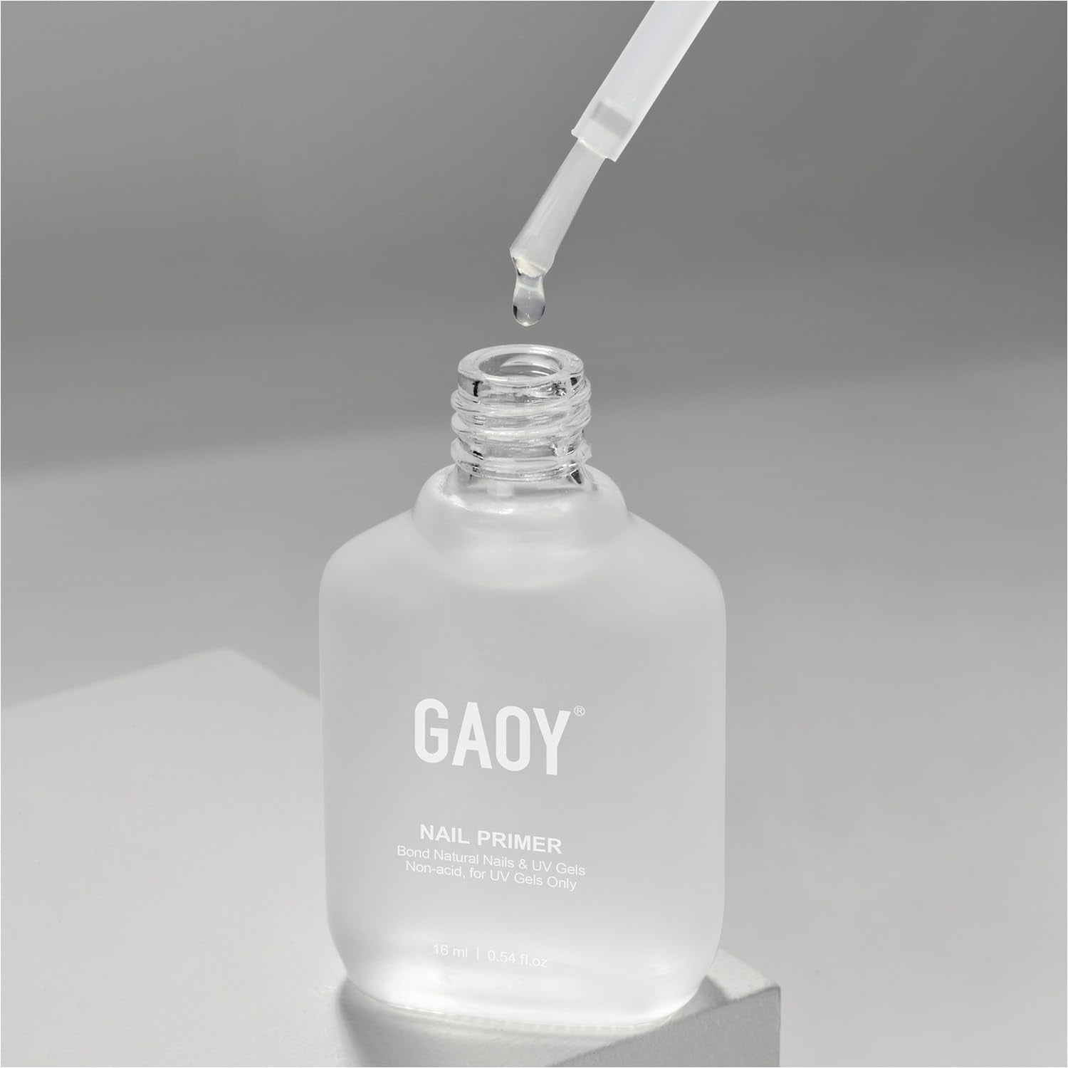 GAOY Primer de uñas 16ml envase, mejora adherencia para gel y acrílico