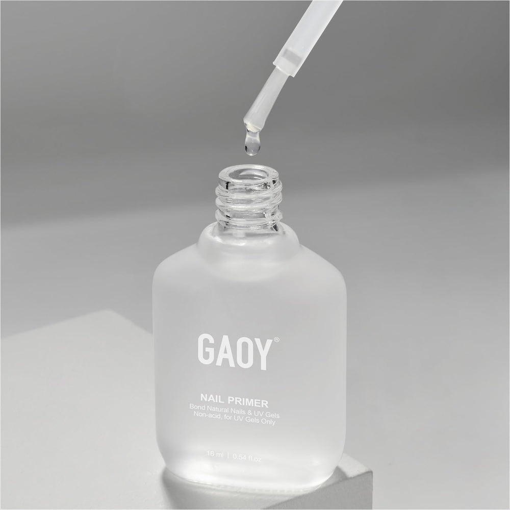 GAOY Primer de uñas 16ml envase, mejora adherencia para gel y acrílico