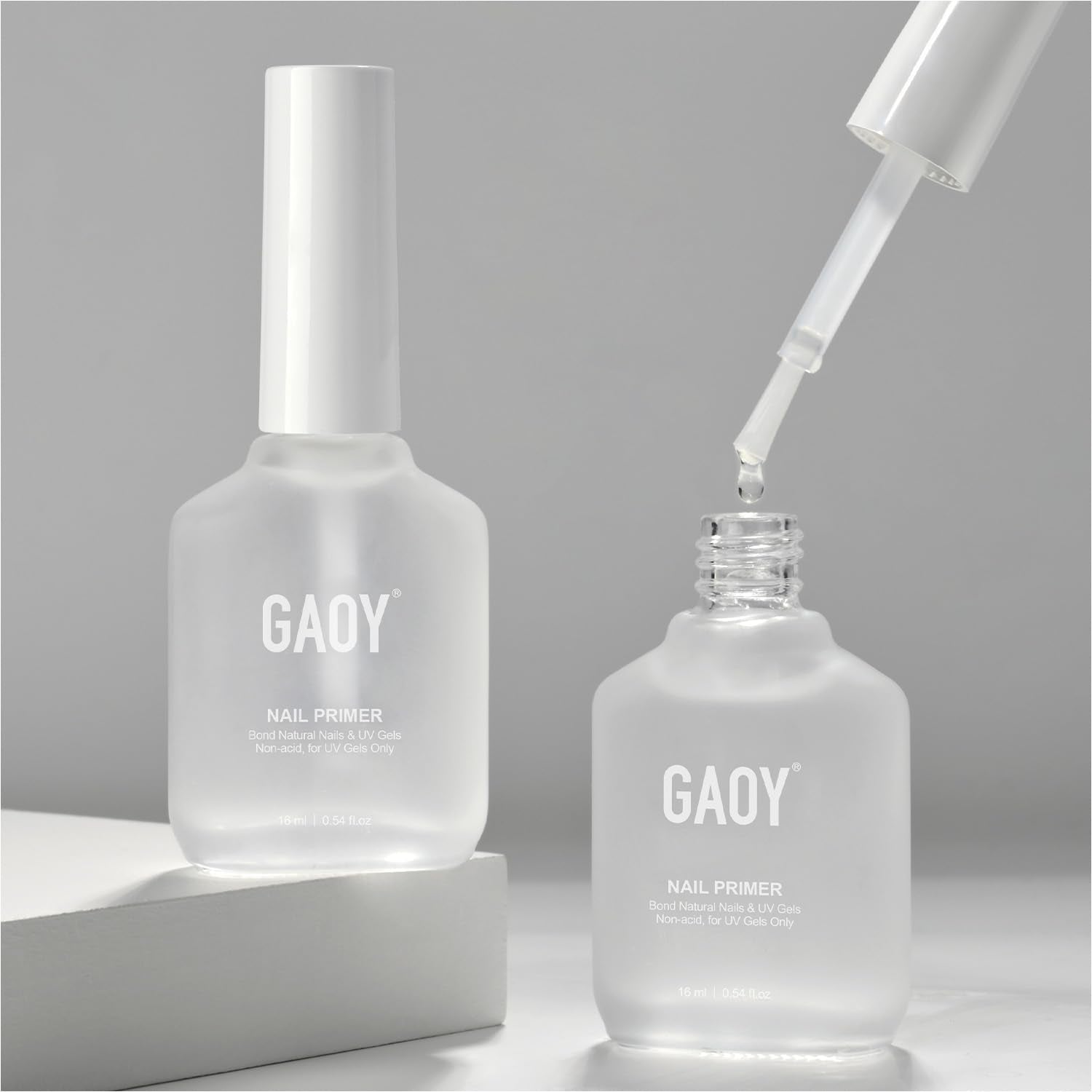 GAOY primer de uñas ácido-cero mejora adherencia del esmalte.