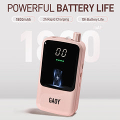 GAOY rechargeable battery enables cordless use and quick charging