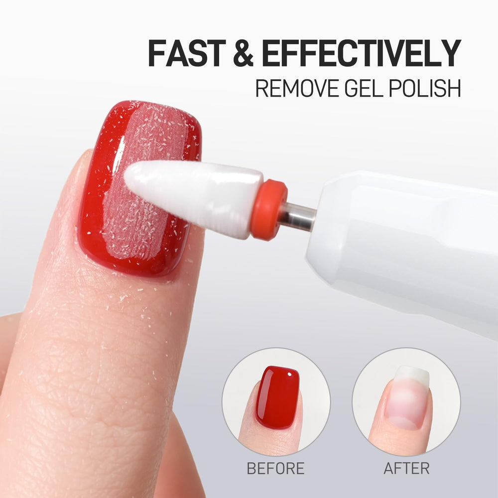 GAOY nail drill LED display shows speed and battery status