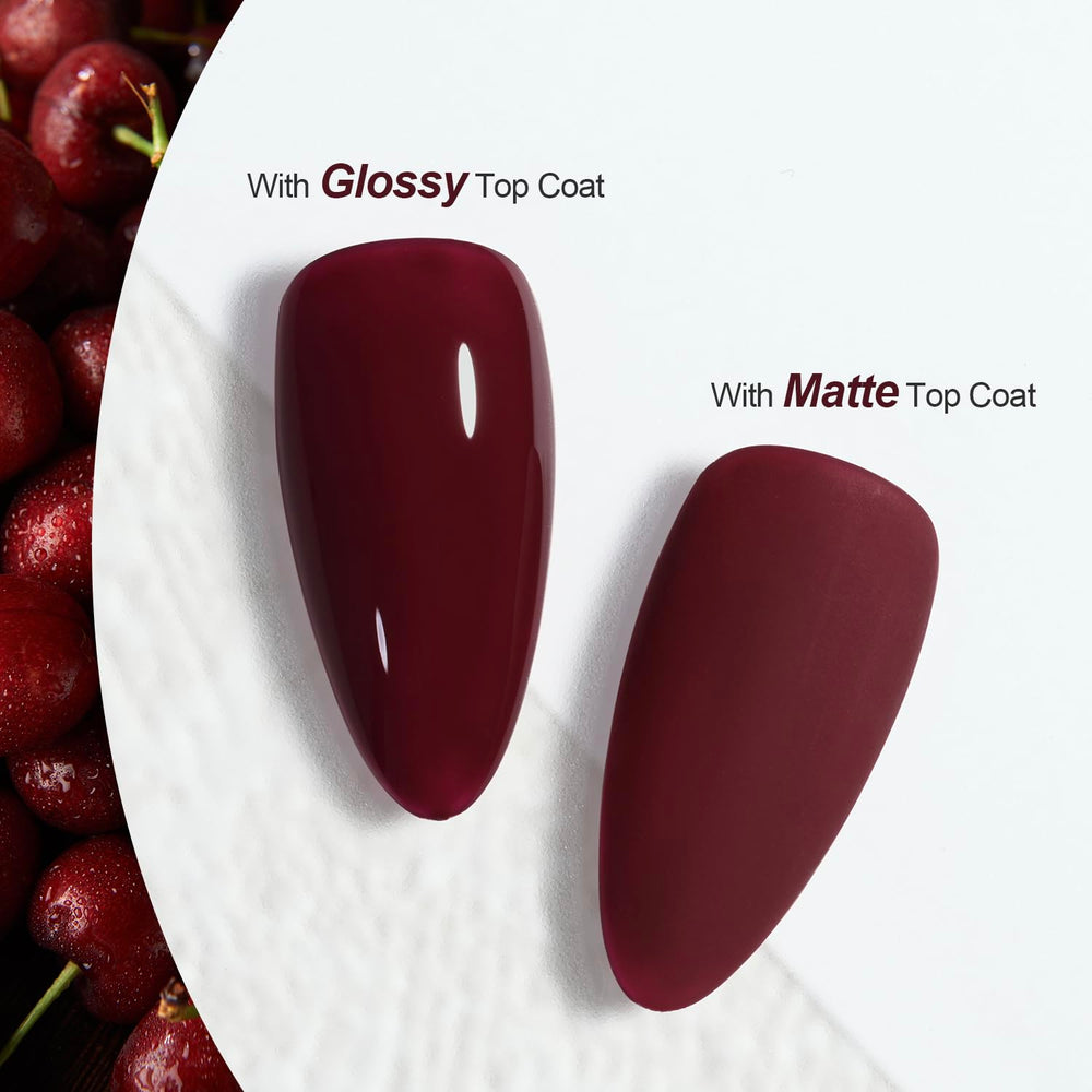 GAOY 1149 swatches showing bold cherry shade for color matching