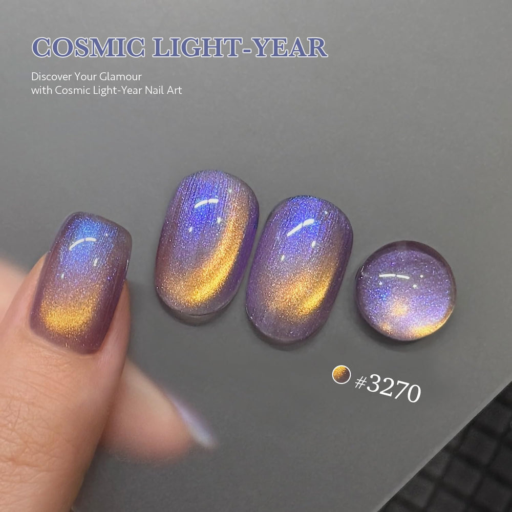 GAOY seis colores gel hologografico para uñas brillantes y duraderas.
