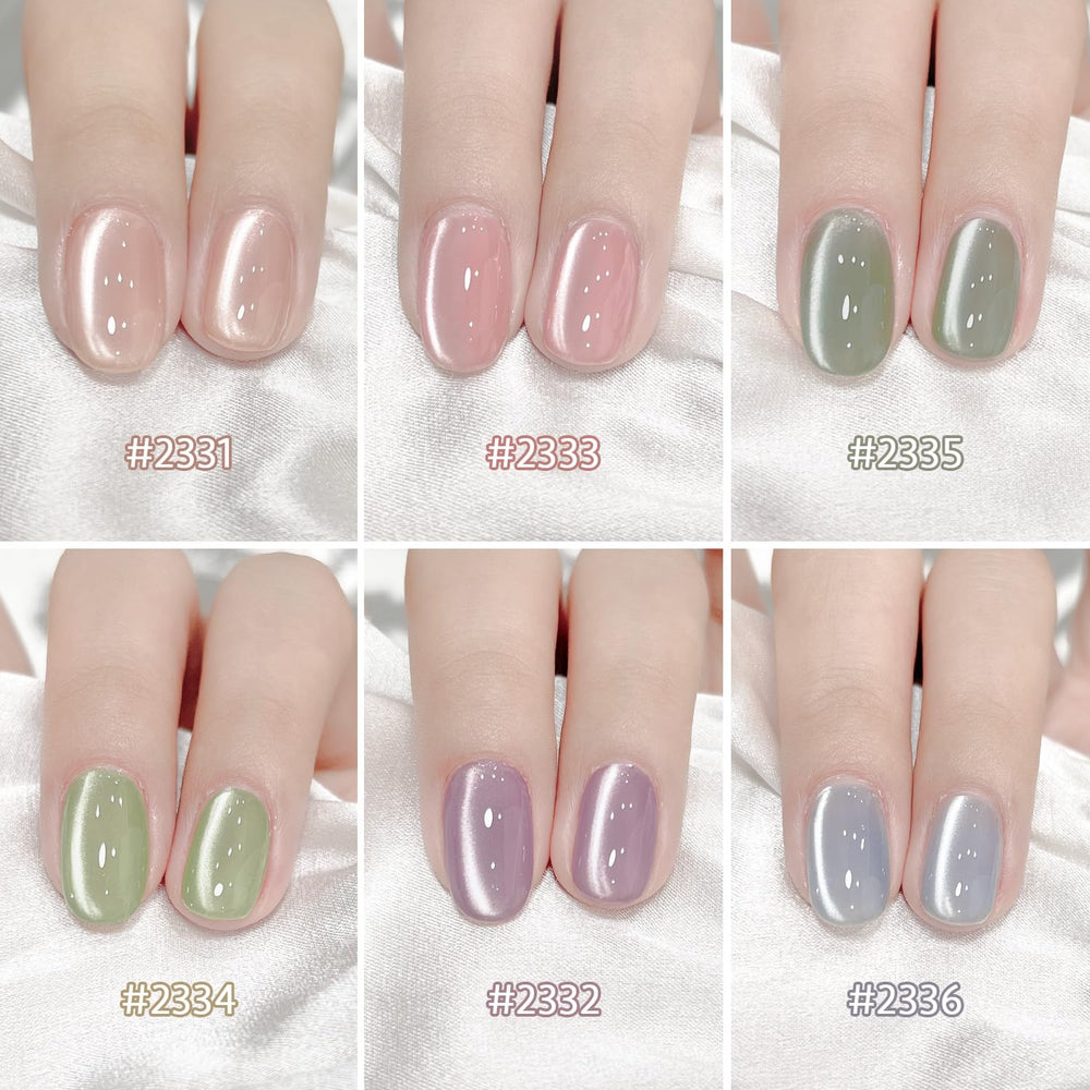 GAOY set profesional de gel para manicura en casa con 6 colores.
