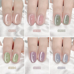 GAOY set profesional de gel para manicura en casa con 6 colores.