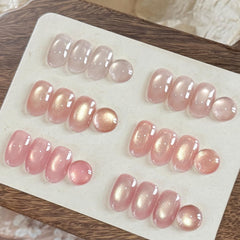 GAOY set de gel uñas con imán para efecto ojo de gato en rosa suave.