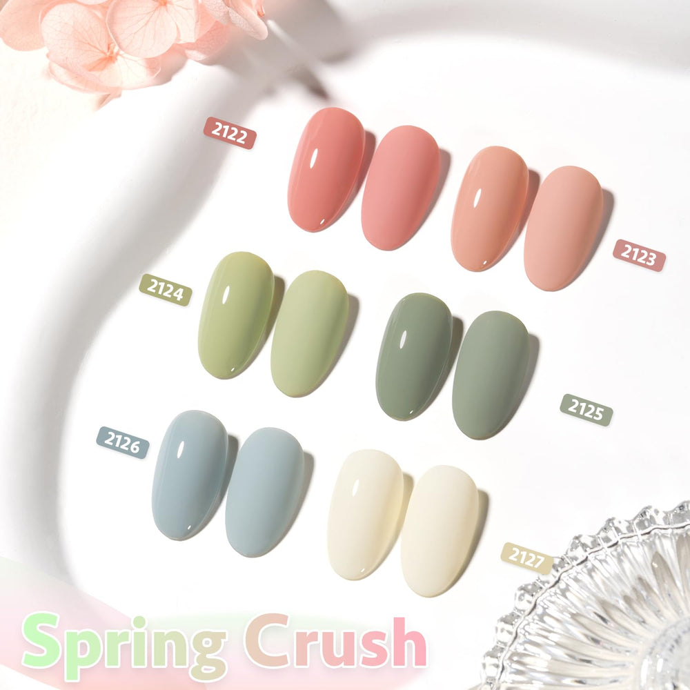 GAOY gel uñas oliva, tono natural elegante para uso diario