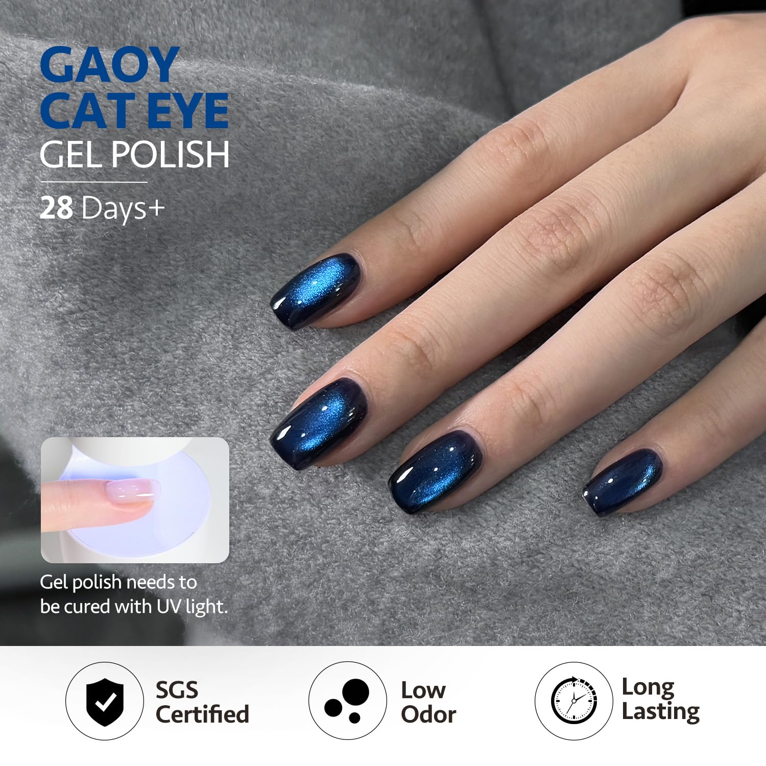 GAOY set de seis colores, 6,5 ml cada uno, ideal para casa o salón