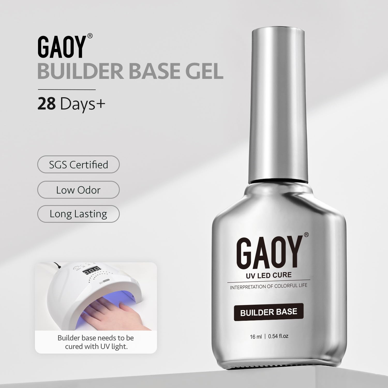 GAOY SGS-certified label signals toxin-free, safe formula.