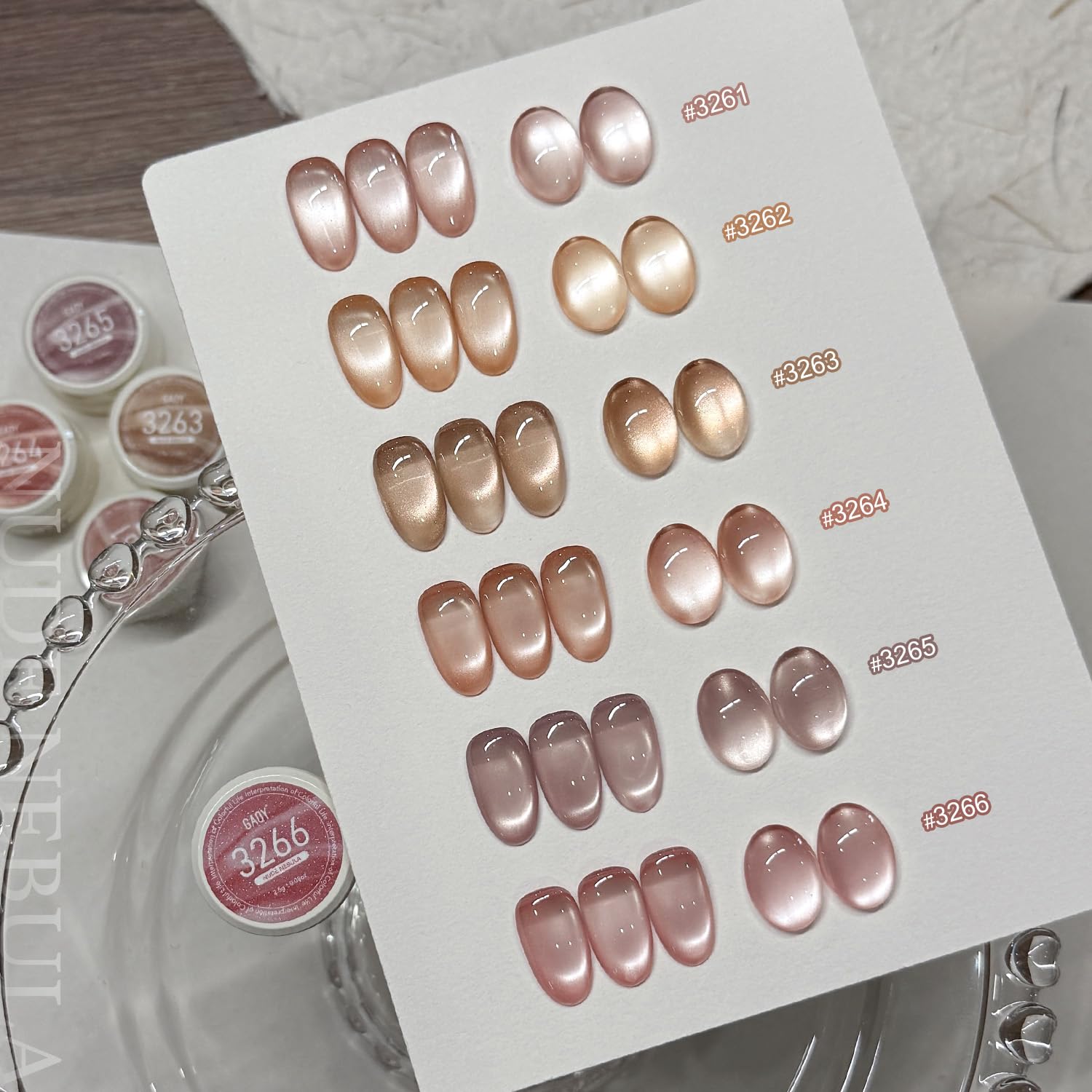 GAOY six-color gel polish set for versatile home nail looks