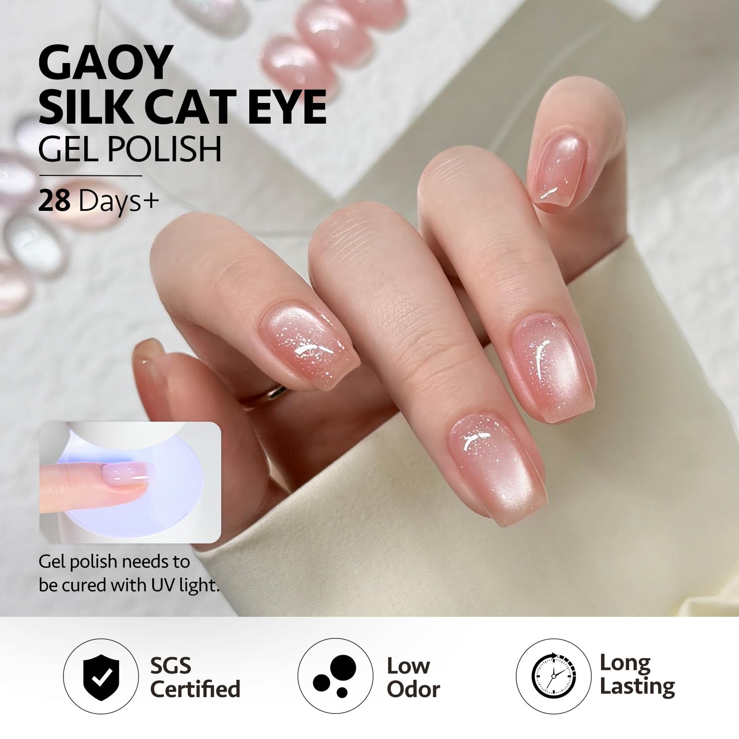 GAOY top coat finish seals color with glossy protection