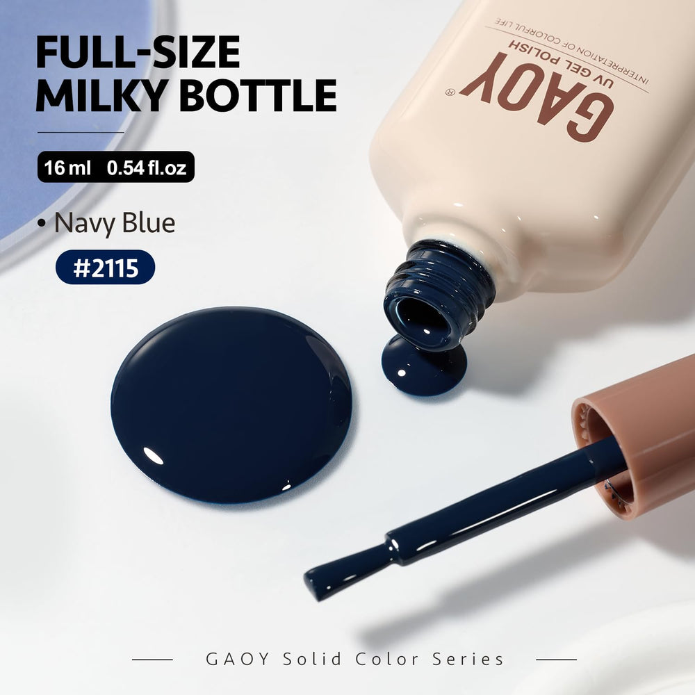 GAOY top coat adds a subtle shimmery finish and glossy shine.