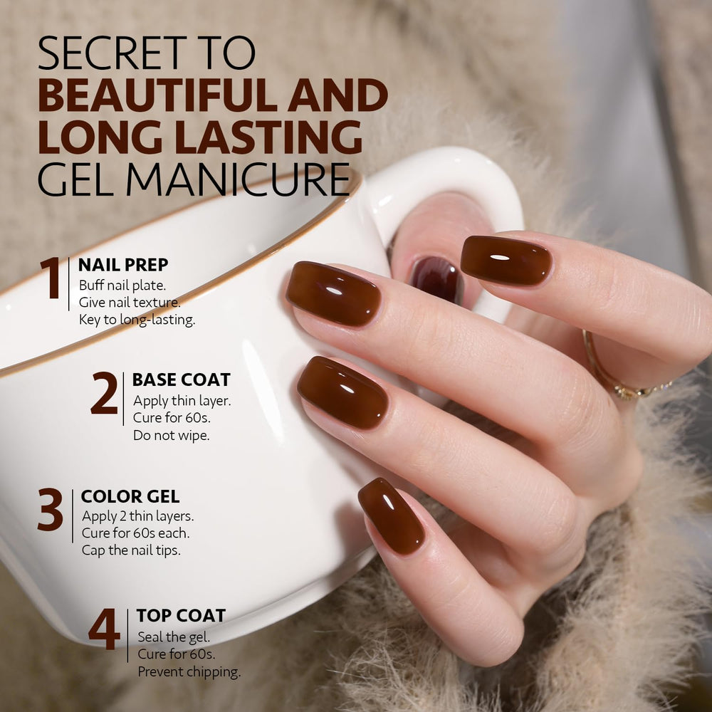 GAOY Top coat adds shine and durability to jelly finish