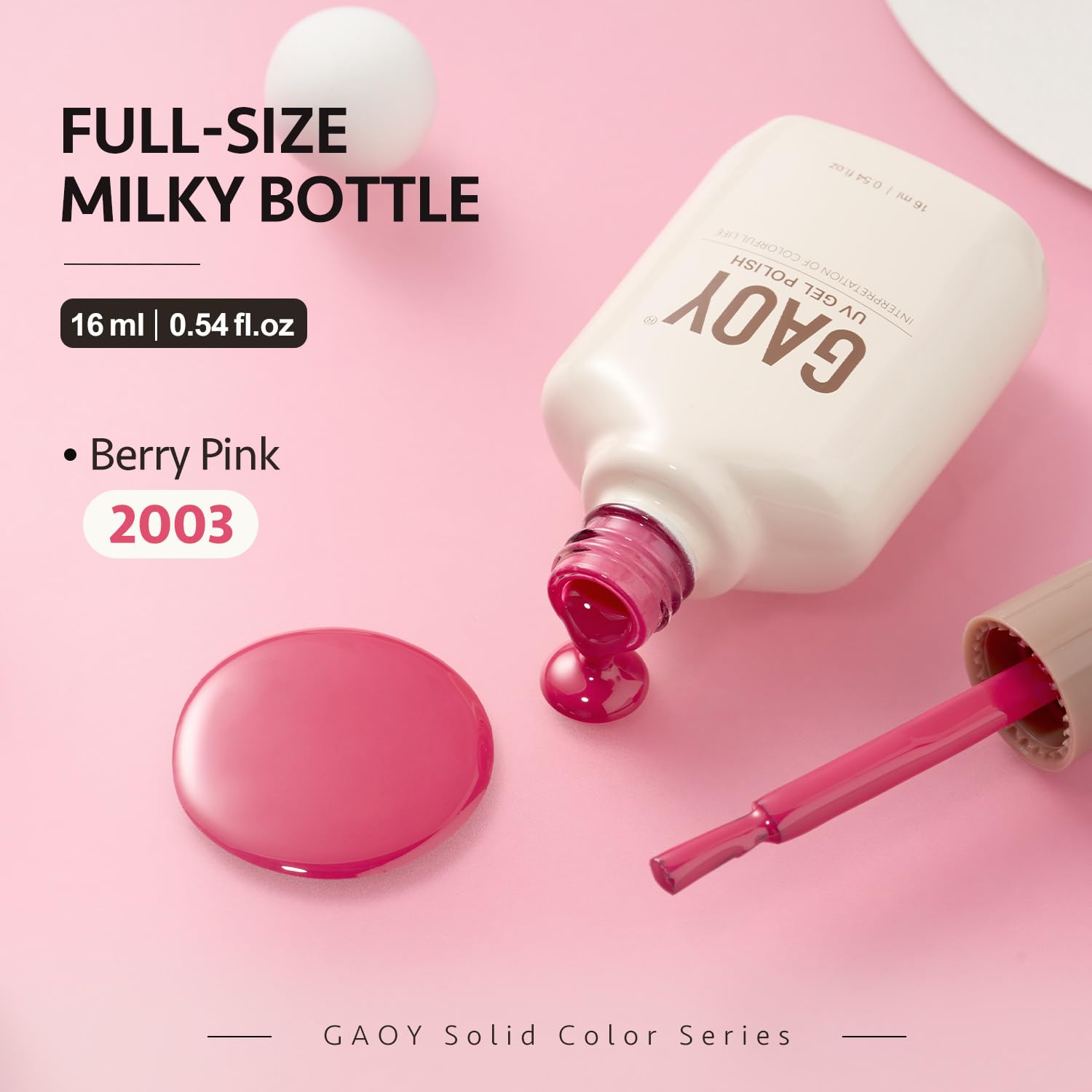GAOY toxic-free SGS-certified formula for safer nails
