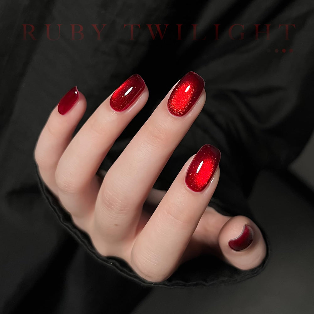 GAOY Translucent UV Gel Nail Polish with shimmering color and depth