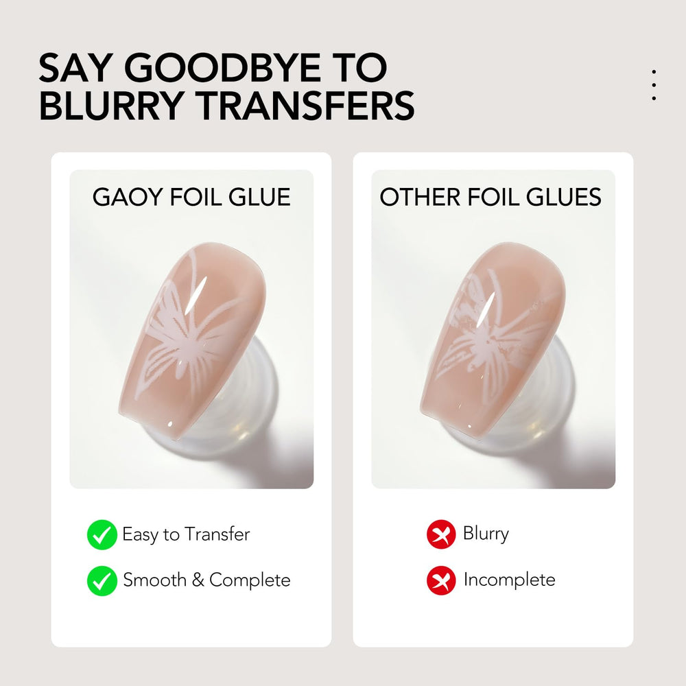 GAOY 60-second cure under nail lamp for quick finish.