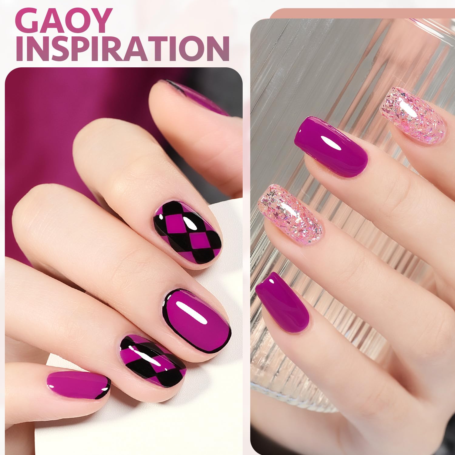 GAOY polish under UV LED lamp; 60 seconds to cure and set.