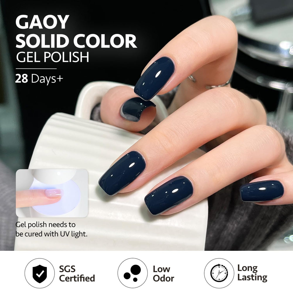 GAOY UV LED cure in 60 seconds for quick, complete dry.