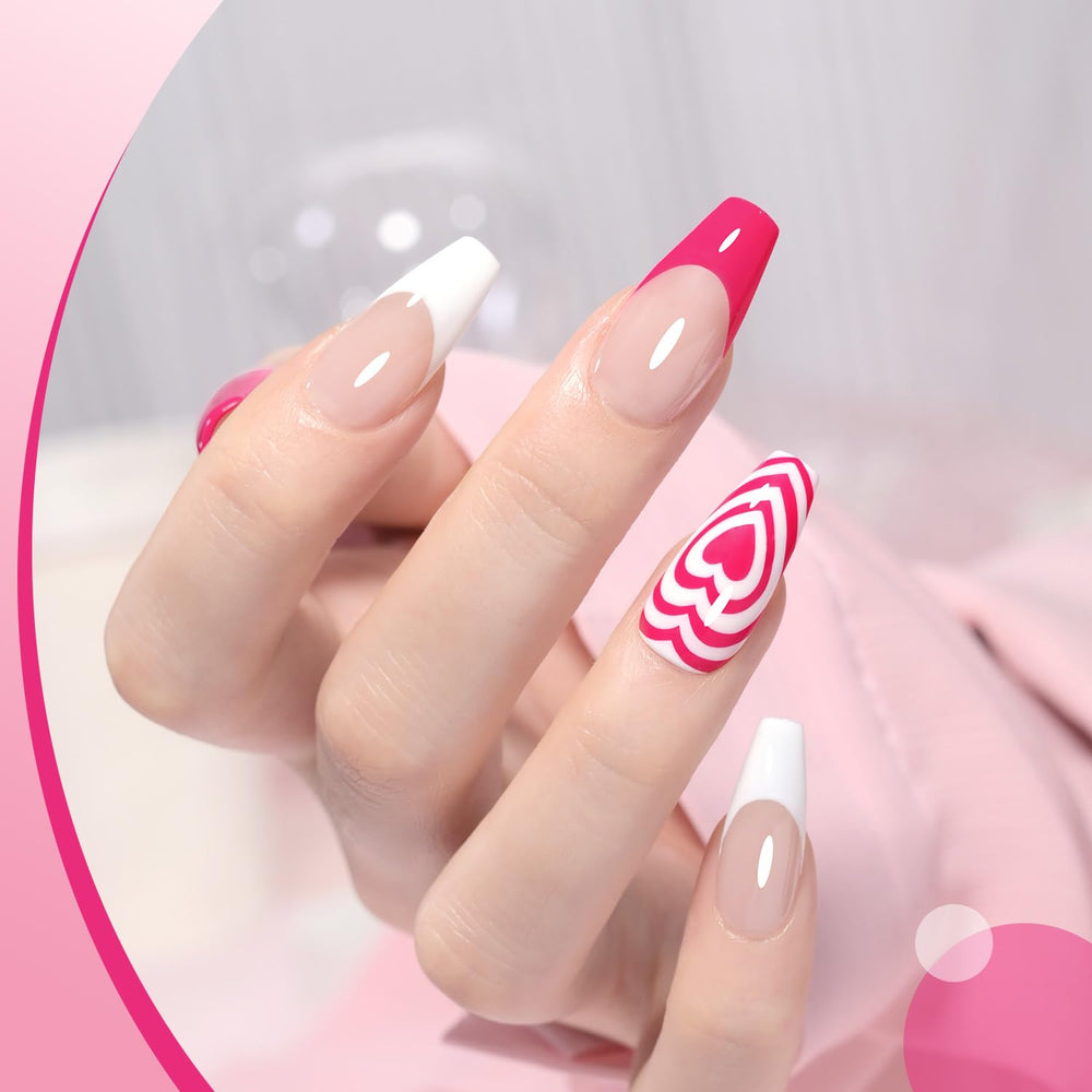 GAOY UV LED lamp cures the gel in 60 seconds for a dry finish