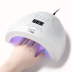 GAOY UV LED nail lamp front view, even curing surface
