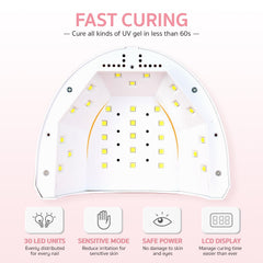 GAOY UV LED nail lamp infrared sensor detecting hand entry