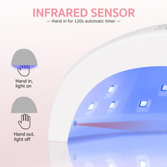 GAOY UV LED nail lamp with timer buttons for flexible curing