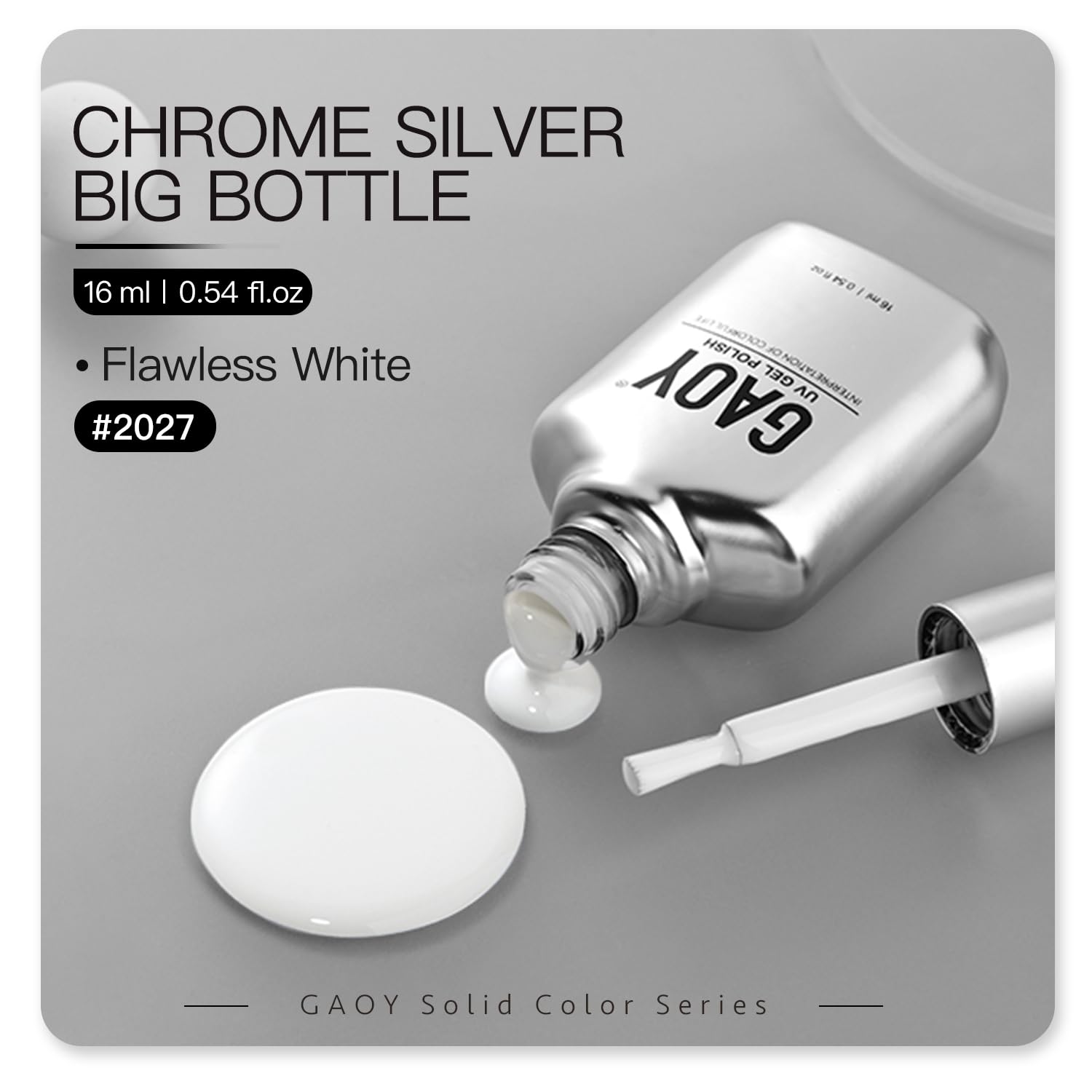 GAOY White Gel Nail Polish lower odor SGS-certified for home use