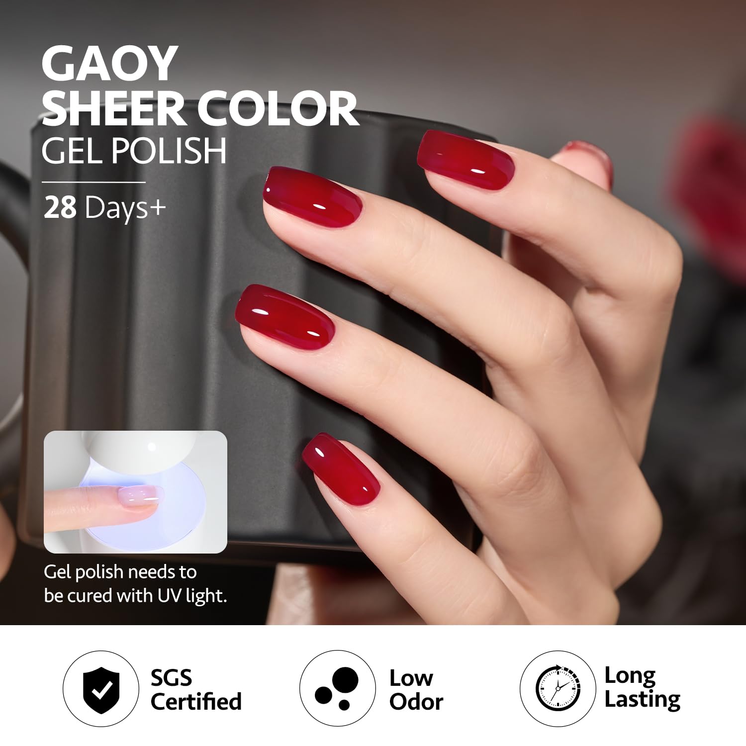 GAOY Wonder Color Gel Fucsia, colores vibrantes para detalles creativos