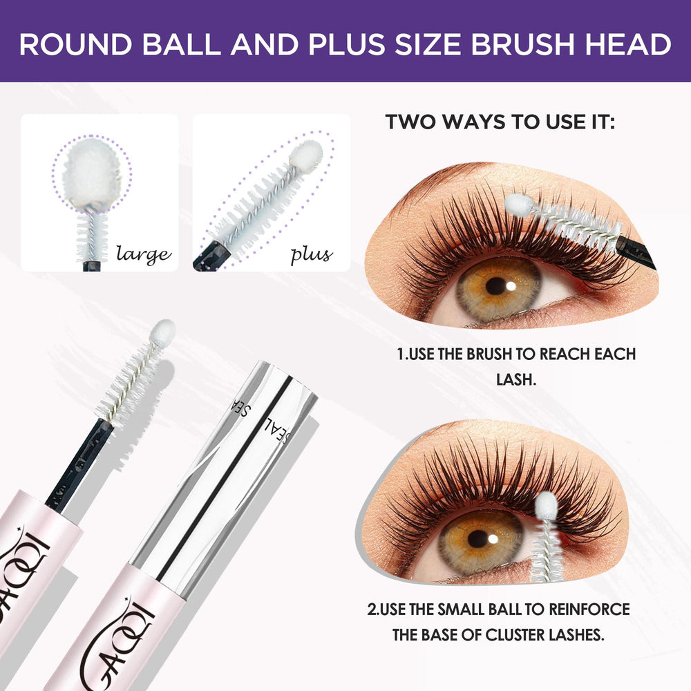 GAQQI brush-enhanced application ensures easy, mess-free lash glue layering.