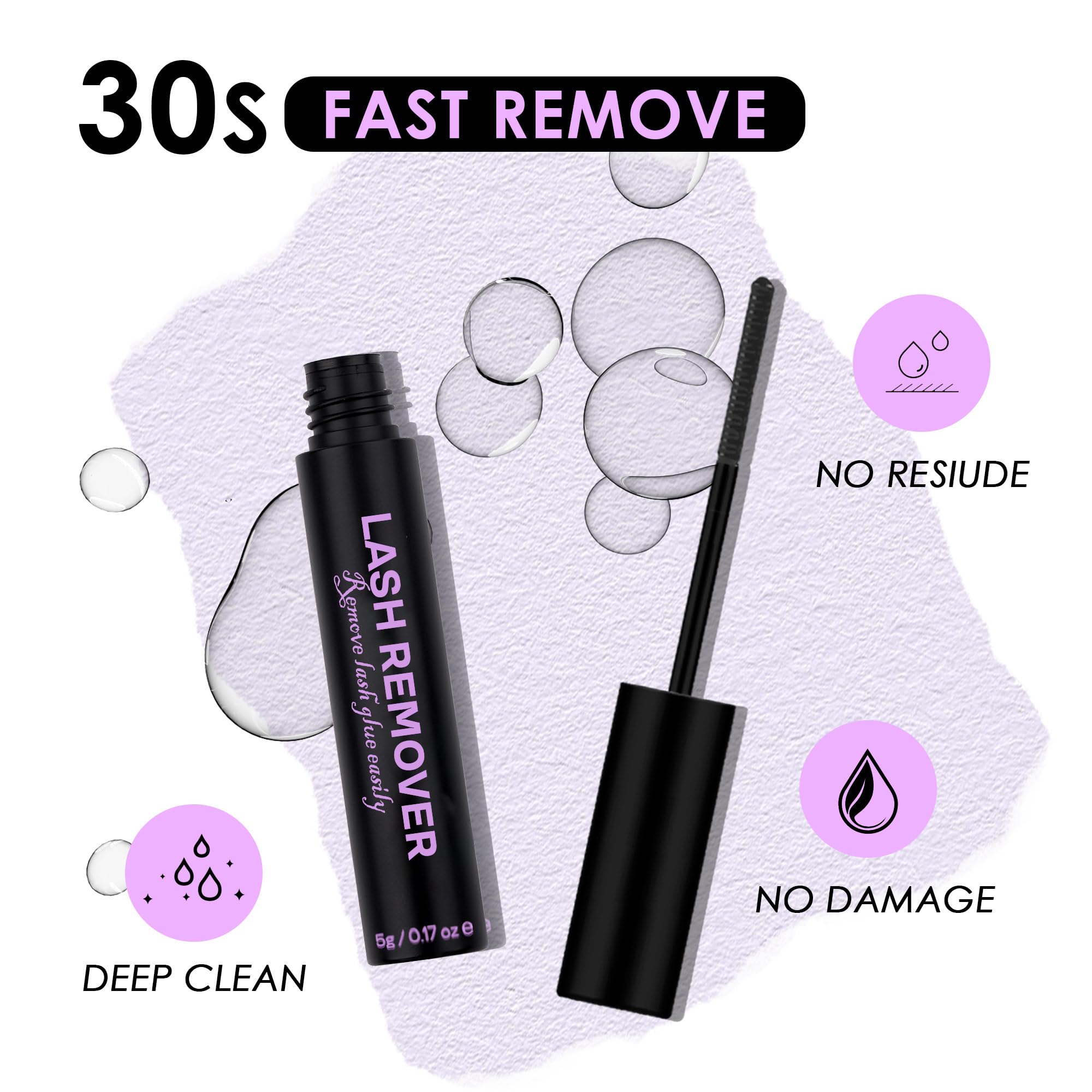 GAQQI 3-step lash kit in action showing a simple routine