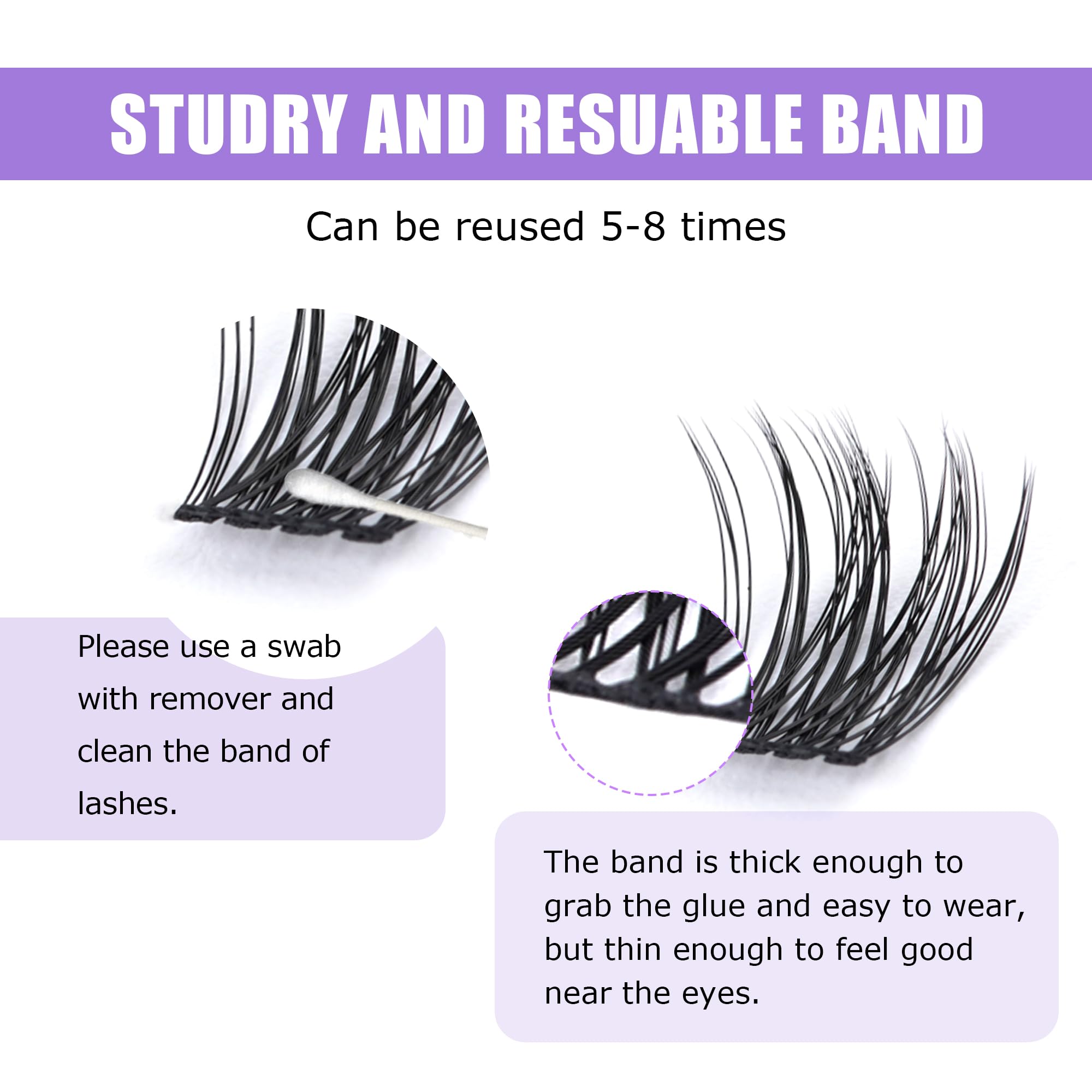 GAQQI Lash Clusters DIY kit enables custom eye makeup