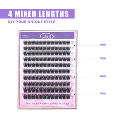 GAQQI Lash Clusters soft faux mink material for lightweight wear