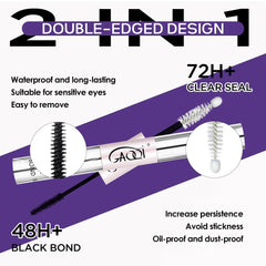 GAQQI Lash Seal bottle showing the locking finish for secure lashes