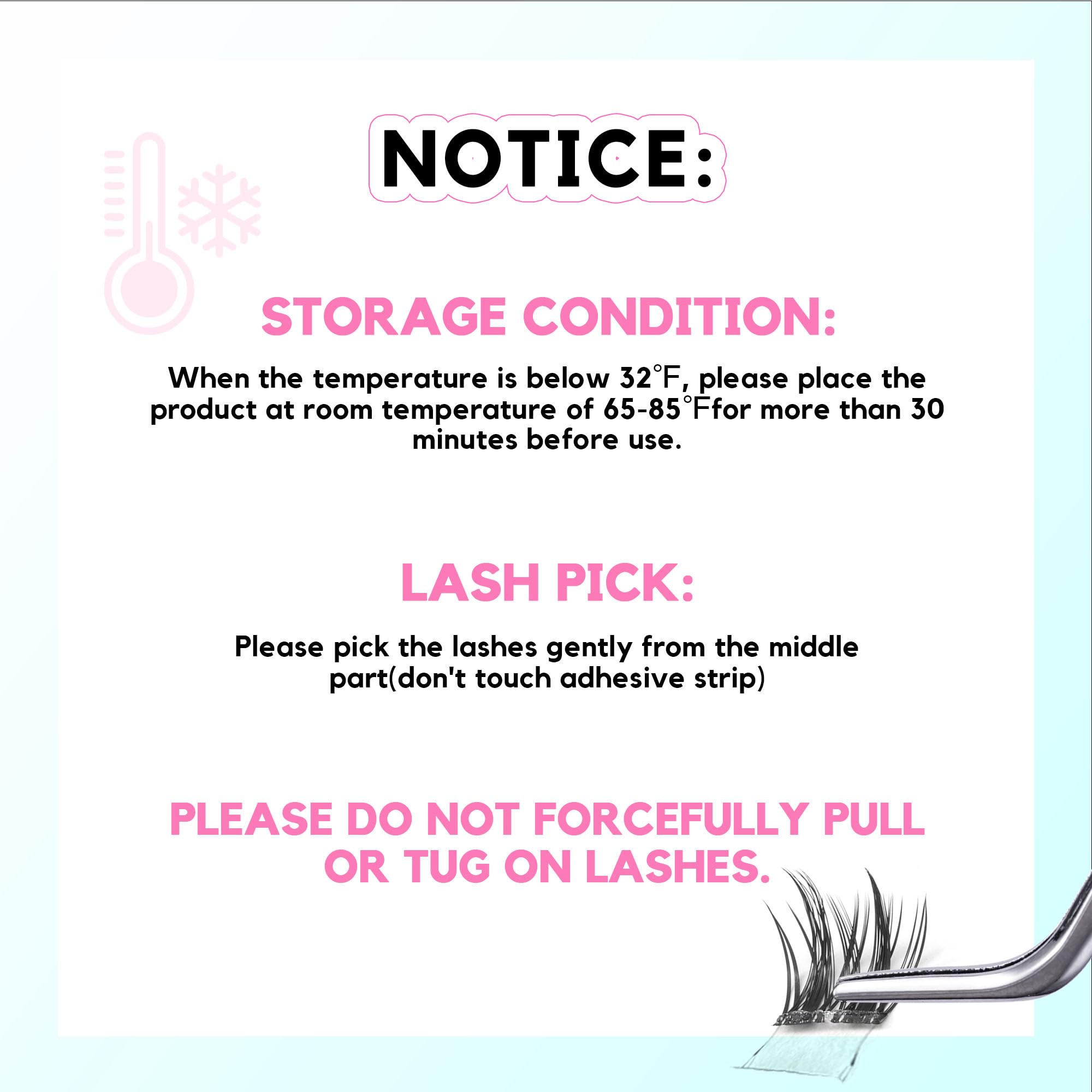 GAQQI no-band lashes offer comfortable wear and easy removal.