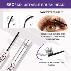 GAQQI Upgraded brush head for smooth, even glue distribution