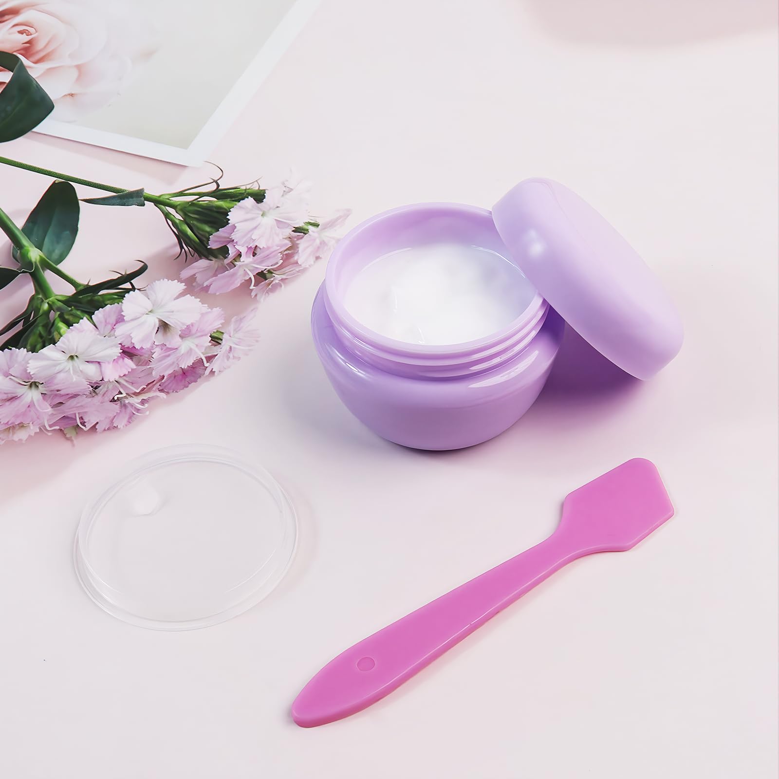 GAQWOK pink 20ml jars ideal for portable makeup and skincare