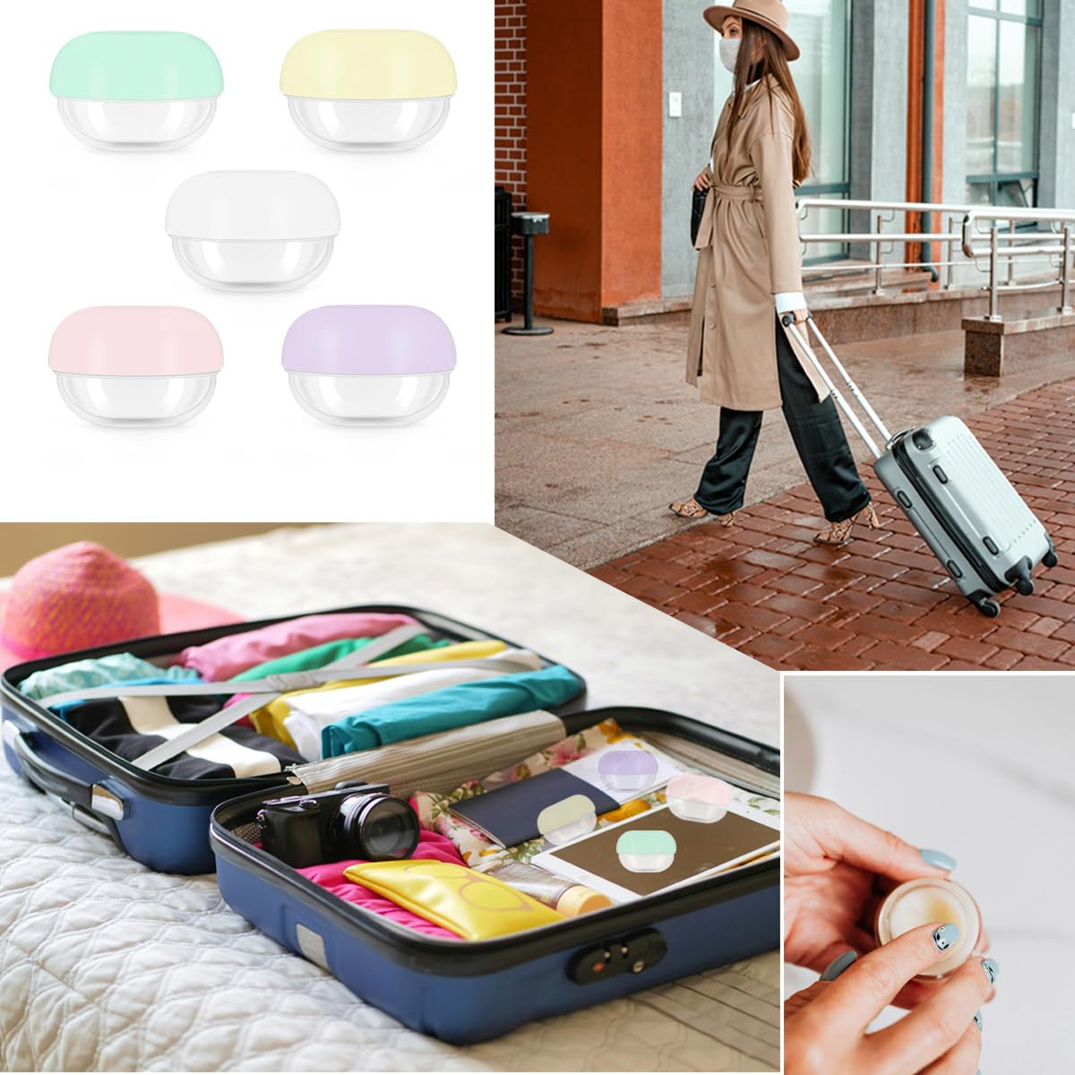 GAQWOK durable travel cosmetic jar built for rugged journeys
