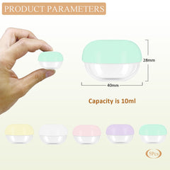 GAQWOK travel cream jar silicone design preserves freshness during journeys