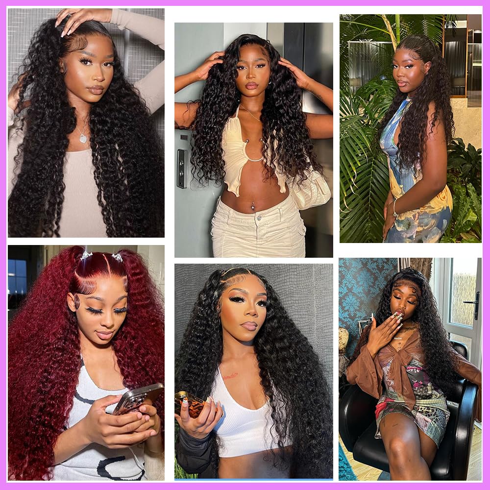 GARAXIS deep wave wig ideal for daily wear, events, and special occasions.