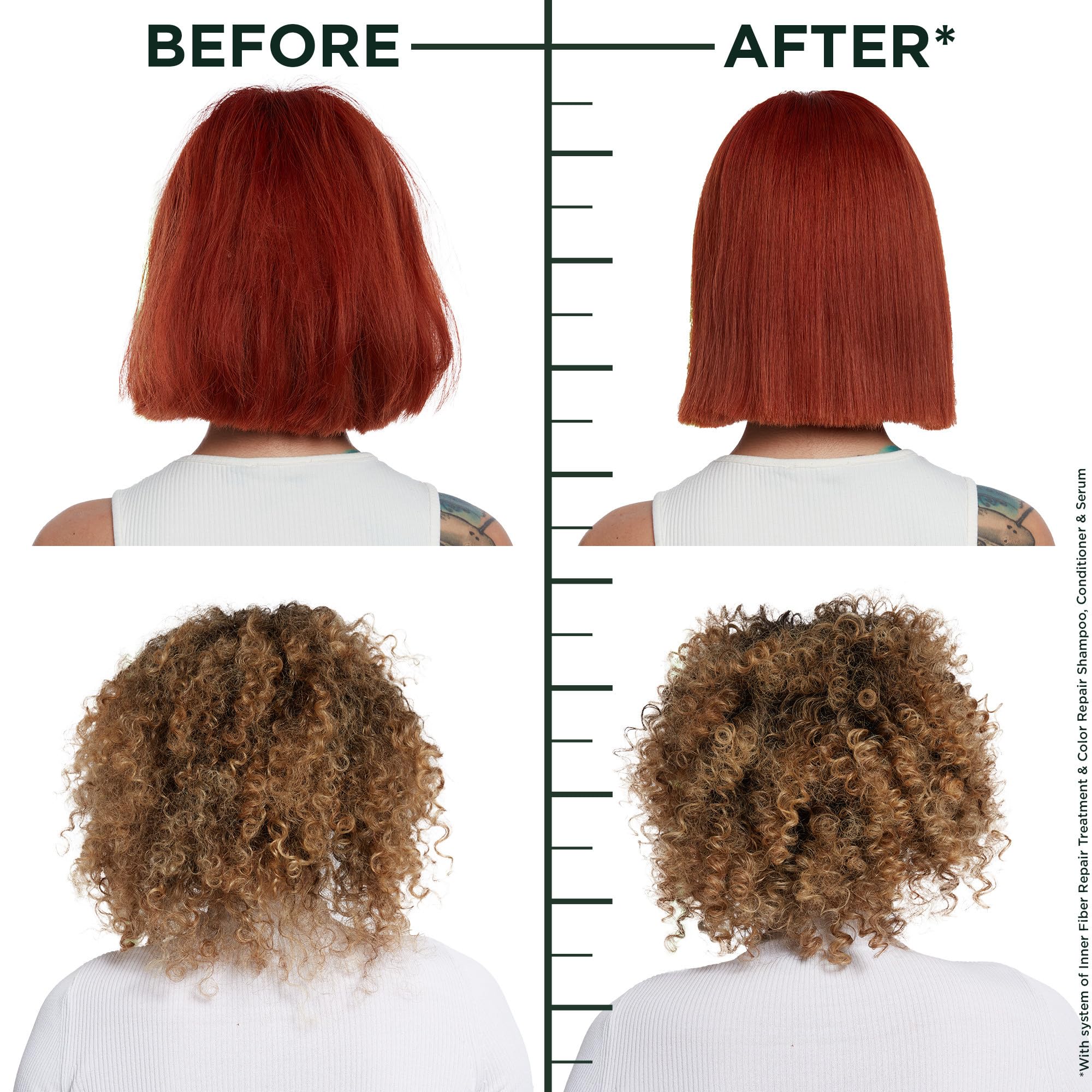 Garnier Fructis Hair Filler Ceramide conditioner color vibrancy on treated hair