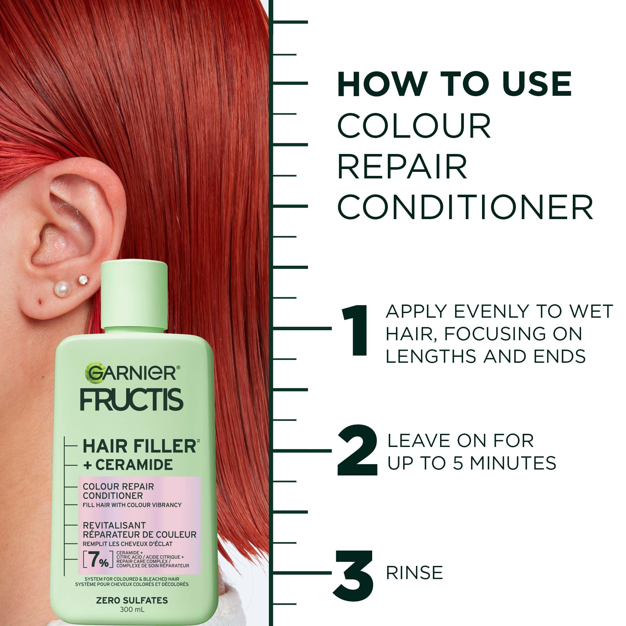 Garnier Fructis Hair Filler Ceramide conditioner outer smoothness focus