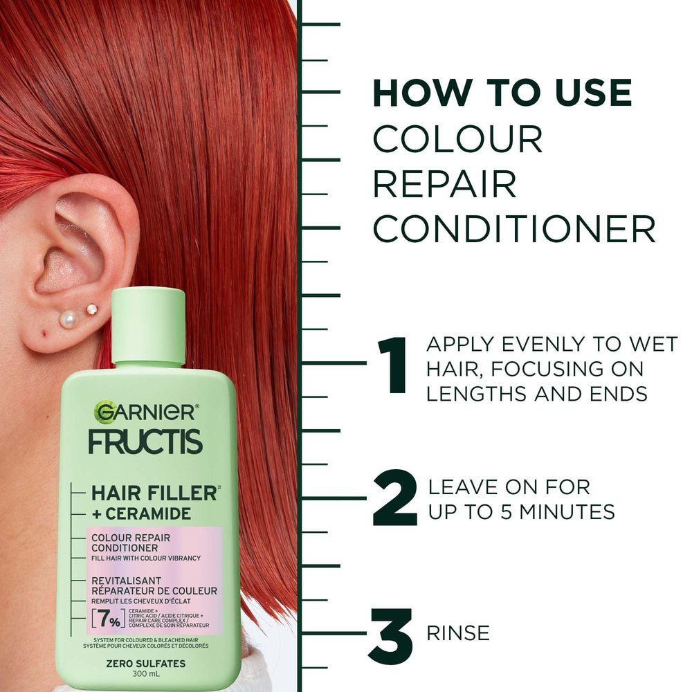 Garnier Fructis Hair Filler Ceramide conditioner outer smoothness focus