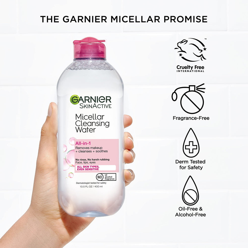 Garnier Agua micelar sin fragancia, apto para piel sensible