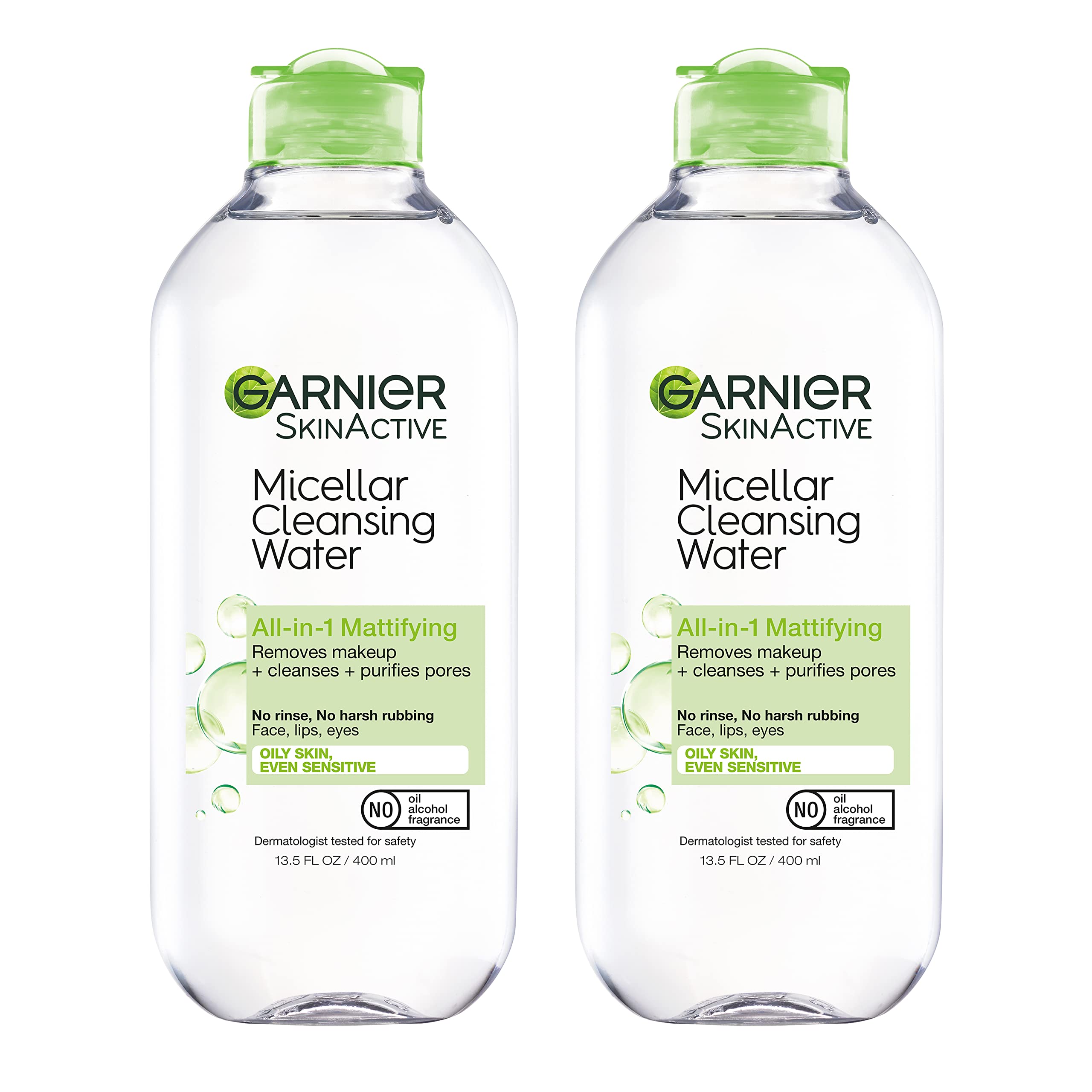 Garnier Agua Micelar para Piel Grasa: envase para limpieza suave y eficaz.