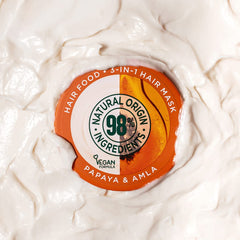 Garnier Alimento para el Cabello Papaya, aroma tropical que deja el cabello suave.