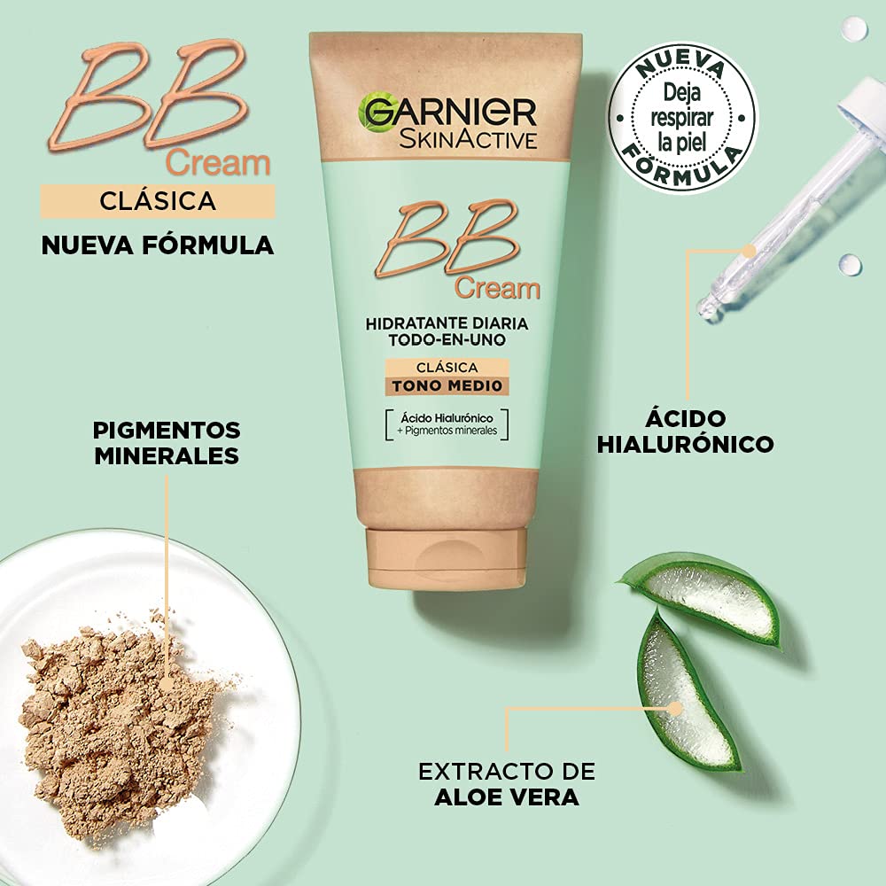 Garnier BB Natural Skin 50ml: tono medio para piel normal