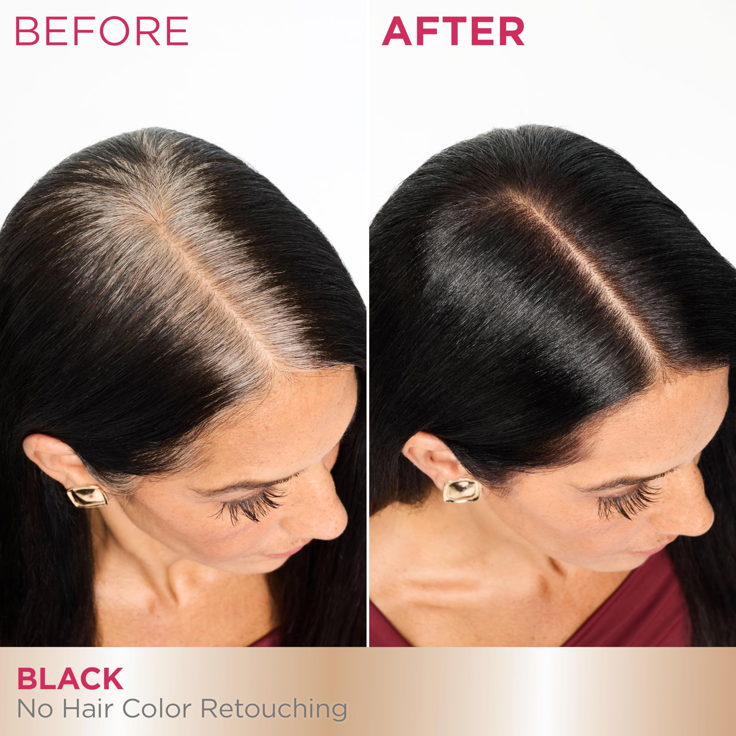 Garnier Color Retouch ammonia-free formula delivers natural gray coverage