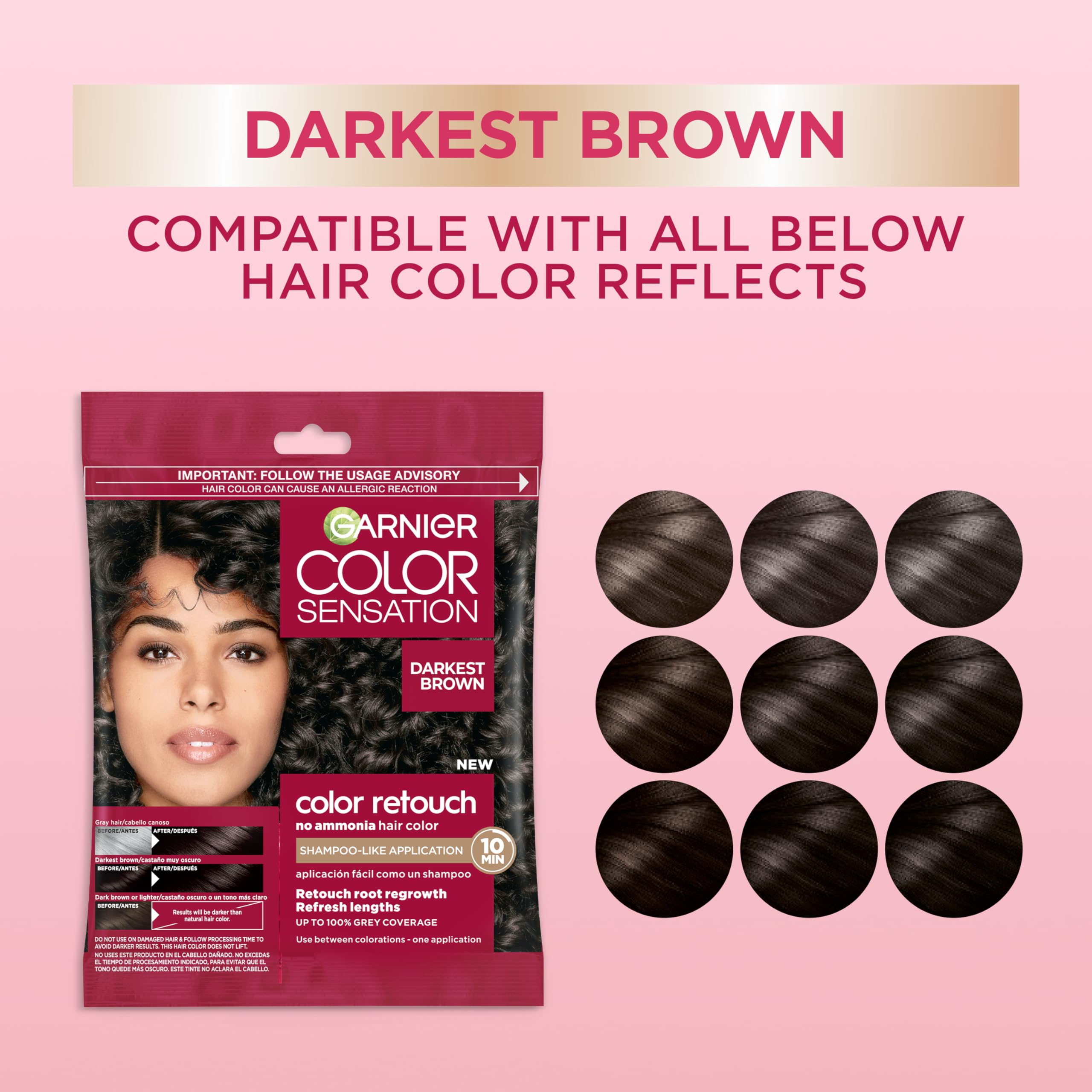 Garnier Color Retouch length refresh on hair