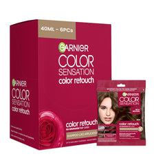 Garnier Color Retouch packaging shown with kit for quick root touch-ups.