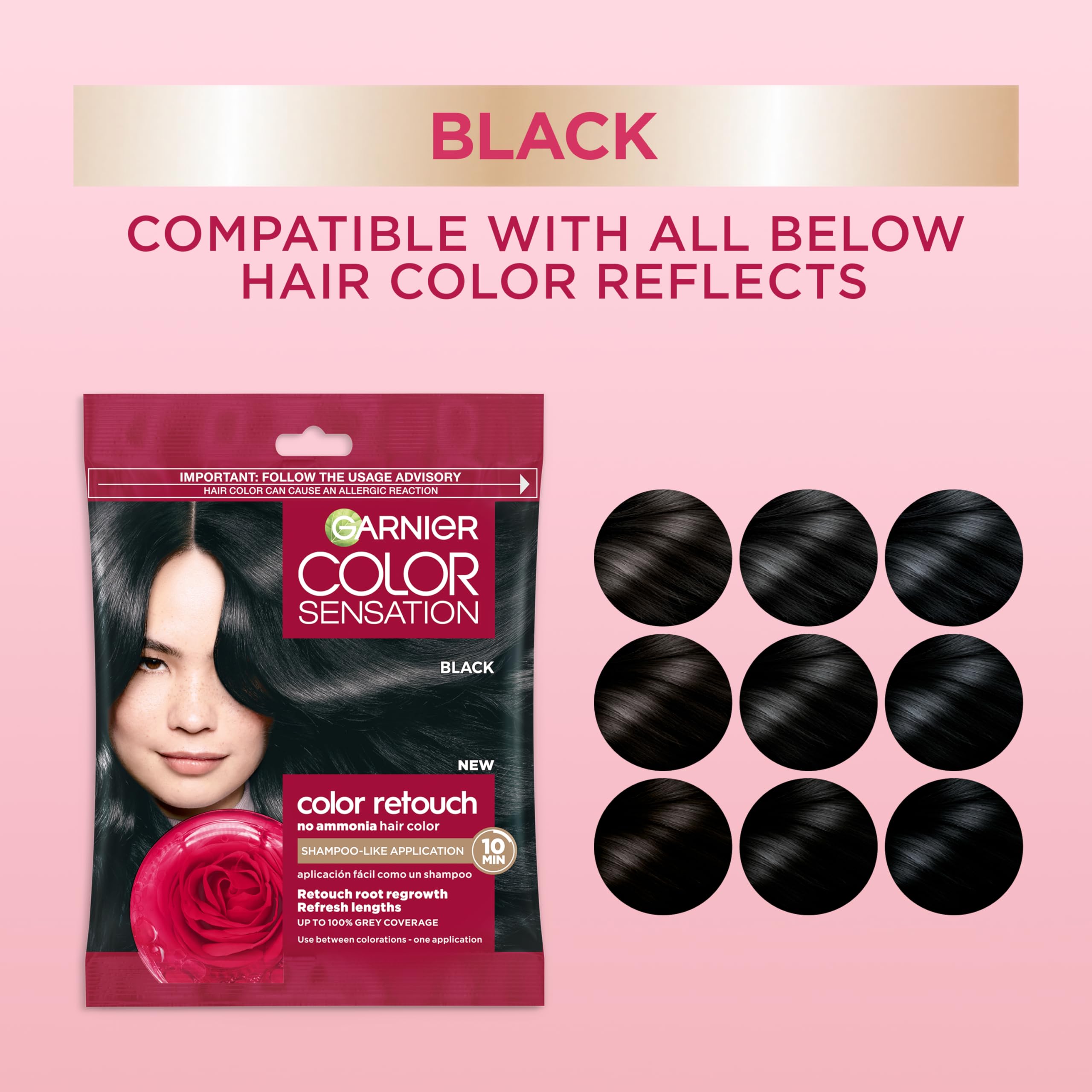 Garnier Color Retouch roots and lengths refresh for seamless blending